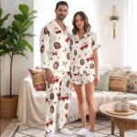 Custom Face Pajamas Long and Short Set, Funny Couple PJs with Photo, Personalized Pajamas Pants, Matching PJs Family & Couple Gift - Image 8
