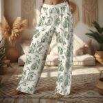 Custom Dog Toile de Jouy Pajamas, Cottagecore Style PJs, Dog Print Pajama Pattern, Unique Pet Gifts for Owners - Image 9