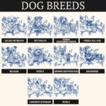 Custom Dog Toile de Jouy Pajamas, Cottagecore Style PJs, Dog Print Pajama Pattern, Unique Pet Gifts for Owners - Image 2