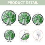 Shamrock Stained Glass Suncatcher, Shamrock Suncatcher, Shamrock Glass Hangings, St. Patrick's Day Decoration, Shamrock Gift - Image 7