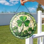 Shamrock Suncatcher, Shamrock Acrylic Window Hangings, Shamrock Hangings, Irish Decor, St. Patrick's Day Decoration, Shamrock Gift