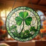 Shamrock Suncatcher, Shamrock Acrylic Window Hangings, Shamrock Hangings, Irish Decor, St. Patrick's Day Decoration, Shamrock Gift - Image 2