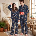 Custom Pet Photo Pajamas, Personalized Pet Face PJs, Matching Family & Couple Sleepwear, Dog Pajama Pants with Picture, Pet Gifts for Owners