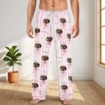 Custom Pet Photo Pajamas, Personalized Pet Face PJs, Matching Family & Couple Sleepwear, Dog Pajama Pants with Picture, Pet Gifts for Owners - Image 9
