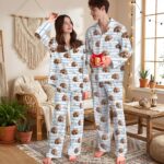 Custom Pet Photo Pajamas, Personalized Pet Face PJs, Matching Family & Couple Sleepwear, Dog Pajama Pants with Picture, Pet Gifts for Owners - Image 3