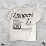 Penguin Vintage 90s Graphic T-Shirt, Retro Arctic Bird Tee, Funny Penguin Lover Shirt, Marine Life Biology Top, Y2K Nature Aesthetic Gift