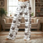 Custom Pet Photo Pajamas, Personalized Pet Sleepwear, Matching Family Outfit, Cute Pet Lover Gift, Custom Pajama Pants Set - Image 8