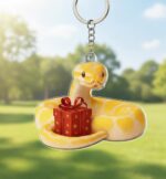 Personalized Ball Python Ornament 2025, Custom Snake Christmas Ornament, Reptile Lover Gift, Exotic Pet Ornament, Snake Owner Holiday Decor - Image 2