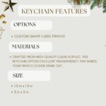 White Goose  keychain, Personalized Goose keychain, Goose  Acrylic keychain 2025, White Goose Holiday Present - Image 3