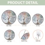 Family Tree Ornament, Family Roots Quote, Inspirational Family Gift, Decorative Family Keepsake, Elegant Family Decor - Image 6