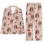 Custom Face Pajamas Long and Short Set, Funny Couple PJs with Photo, Personalized Pajamas Pants, Matching PJs Family & Couple Gift - Image 9