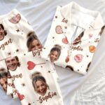 Custom Face Pajamas Long and Short Set, Funny Couple PJs with Photo, Personalized Pajamas Pants, Matching PJs Family & Couple Gift - Image 7
