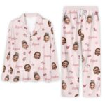 Custom Face Pajamas Long and Short Set, Funny Couple PJs with Photo, Personalized Pajamas Pants, Matching PJs Family & Couple Gift - Image 11