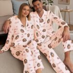 Custom Face Pajamas Long and Short Set, Funny Couple PJs with Photo, Personalized Pajamas Pants, Matching PJs Family & Couple Gift - Image 5