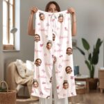 Custom Face Pajamas Long and Short Set, Funny Couple PJs with Photo, Personalized Pajamas Pants, Matching PJs Family & Couple Gift - Image 10