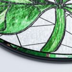 Shamrock Stained Glass Suncatcher, Shamrock Suncatcher, Shamrock Glass Hangings, St. Patrick's Day Decoration, Shamrock Gift - Image 6