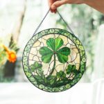 Shamrock Suncatcher, Shamrock Acrylic Window Hangings, Shamrock Hangings, Irish Decor, St. Patrick's Day Decoration, Shamrock Gift - Image 3