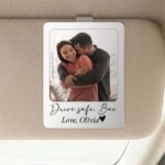 Personalized Photo Car Visor Clip, Custom Sun Visor Decoration for Car, Couples Gift, Wallet Photo Holder, Unique Car Accessories - Image 4