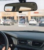 Custom Photo Car Visor Clip, Valetines Day Gift For Couple, Drive Safe Photo Frame, Husband Gift Drive Safe Sun Visor Clip - Image 3