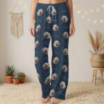 Custom Pet Photo Pajamas, Personalized Pet Sleepwear, Matching Family Outfit, Cute Pet Lover Gift, Custom Pajama Pants Set - Image 4
