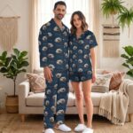 Custom Pet Photo Pajamas, Personalized Pet Sleepwear, Matching Family Outfit, Cute Pet Lover Gift, Custom Pajama Pants Set - Image 9