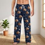 Custom Pet Photo Pajamas, Personalized Pet Face PJs, Matching Family & Couple Sleepwear, Dog Pajama Pants with Picture, Pet Gifts for Owners - Image 9