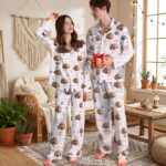 Custom Pet Photo Pajamas, Personalized Pet Face PJs, Matching Family & Couple Sleepwear, Dog Pajama Pants with Picture, Pet Gifts for Owners - Image 3