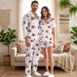 Custom Pet Photo Pajamas, Personalized Pet Face PJs, Matching Family & Couple Sleepwear, Dog Pajama Pants with Picture, Pet Gifts for Owners - Image 6