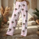 Custom Pet Photo Pajamas, Personalized Pet Face PJs, Matching Family & Couple Sleepwear, Dog Pajama Pants with Picture, Pet Gifts for Owners - Image 5