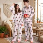 Custom Pet Photo Pajamas, Personalized Pet Face PJs, Matching Family & Couple Sleepwear, Dog Pajama Pants with Picture, Pet Gifts for Owners - Image 4