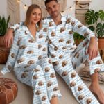Custom Pet Photo Pajamas, Personalized Pet Face PJs, Matching Family & Couple Sleepwear, Dog Pajama Pants with Picture, Pet Gifts for Owners - Image 5