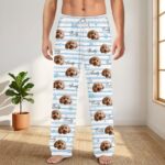 Custom Pet Photo Pajamas, Personalized Pet Face PJs, Matching Family & Couple Sleepwear, Dog Pajama Pants with Picture, Pet Gifts for Owners - Image 9