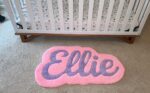 Personalized Rug with Name, Custom Tufted Nursery Rug, Handmade Logo Carpet, Kids Room Décor, Baby Shower Gift, Unique Custom Home Rug - Image 3
