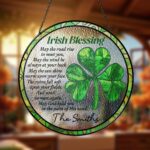 Irish Blessing St. Patrick’s Day, Shamrock Suncatcher, Shamrock Acrylic Window Hangings, Patrick’s Day Gift, Irish Gift - Image 4
