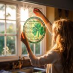 Irish Blessing St. Patrick’s Day, Shamrock Suncatcher, Shamrock Acrylic Window Hangings, Patrick’s Day Gift, Irish Gift - Image 5