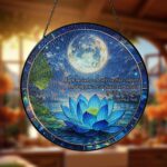 Personalized Memorial Sun Catcher, Sympathy Gift, Loss Of Mom, Sympathy Gift, Memorial Suncatcher, Dad in Heaven, Memorial Ornament Gift - Image 2