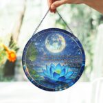 Personalized Memorial Sun Catcher, Sympathy Gift, Loss Of Mom, Sympathy Gift, Memorial Suncatcher, Dad in Heaven, Memorial Ornament Gift - Image 5