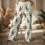 Custom Pet Cartoon Pajamas with Photo, Personalized Pet Portrait PJs, Matching Family Outfit, Cute Pet Pants, Pet Gifts for Owners - Image 4