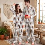 Custom Pet Cartoon Pajamas with Photo, Personalized Pet Portrait PJs, Matching Family Outfit, Cute Pet Pants, Pet Gifts for Owners - Image 6