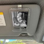 Personalized Couple Photo Car Visor Clip, Drive Safe I Love You, Valentines Gift for Him, Gifts for Boyfriend, Husband, Drive Safe Gift - Image 2