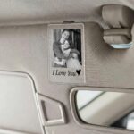 Personalized Couple Photo Car Visor Clip, Drive Safe I Love You, Valentines Gift for Him, Gifts for Boyfriend, Husband, Drive Safe Gift - Image 5