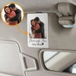 Personalized Photo Car Visor Clip, Custom Sun Visor Decoration for Car, Couples Gift, Wallet Photo Holder, Unique Car Accessories - Image 2