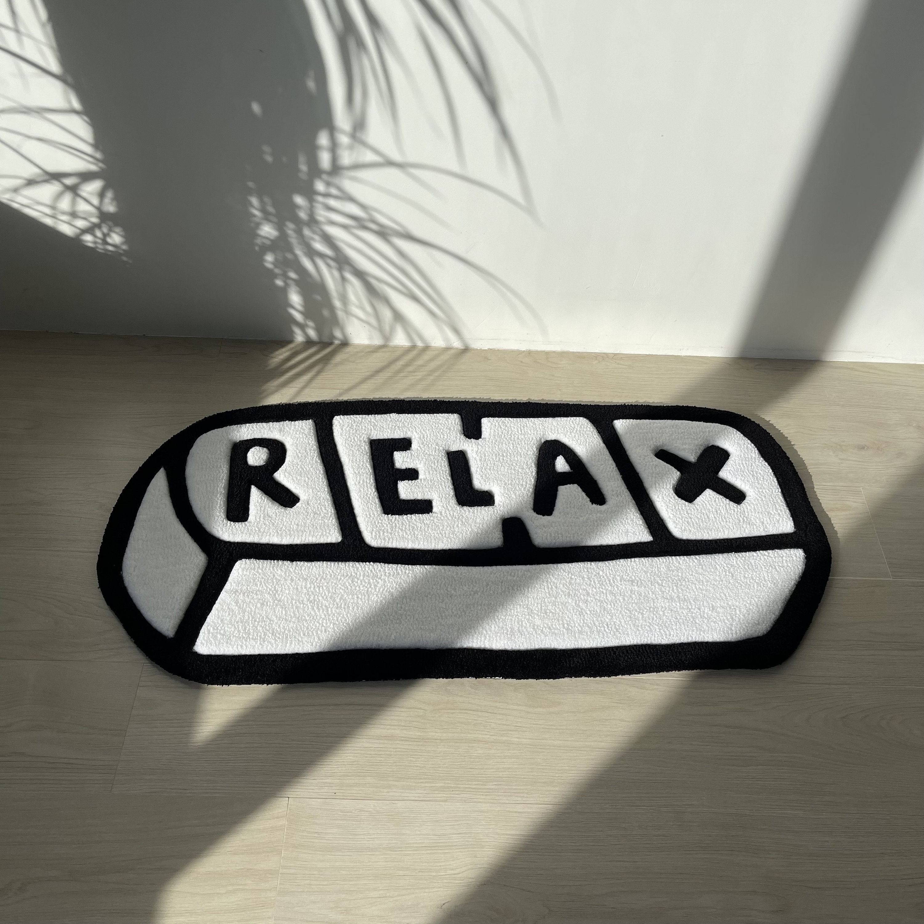 Relax Pill Rug: Handmade Tufted Funny Design Carpet - Image 6
