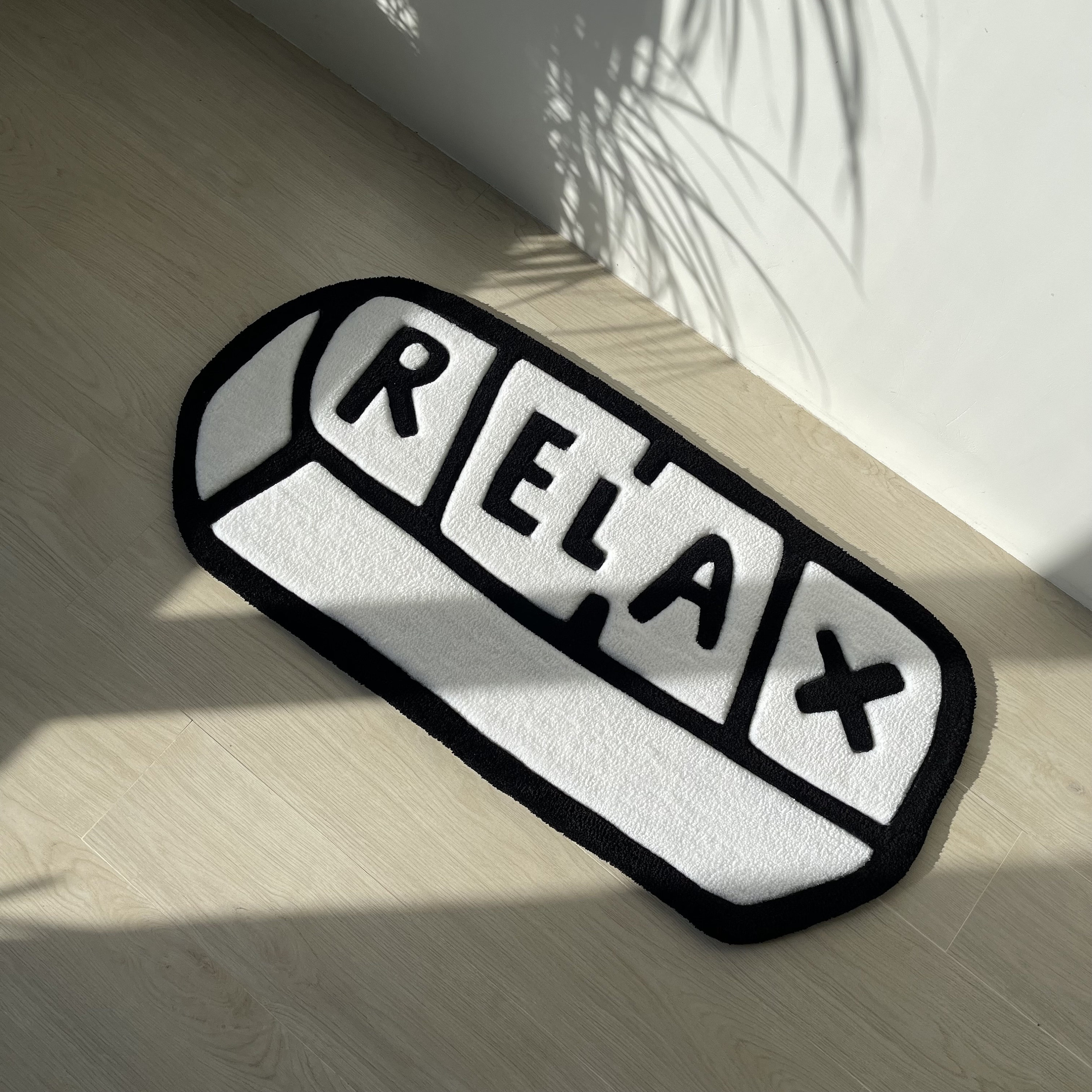Relax Pill Rug: Handmade Tufted Funny Design Carpet - Image 5