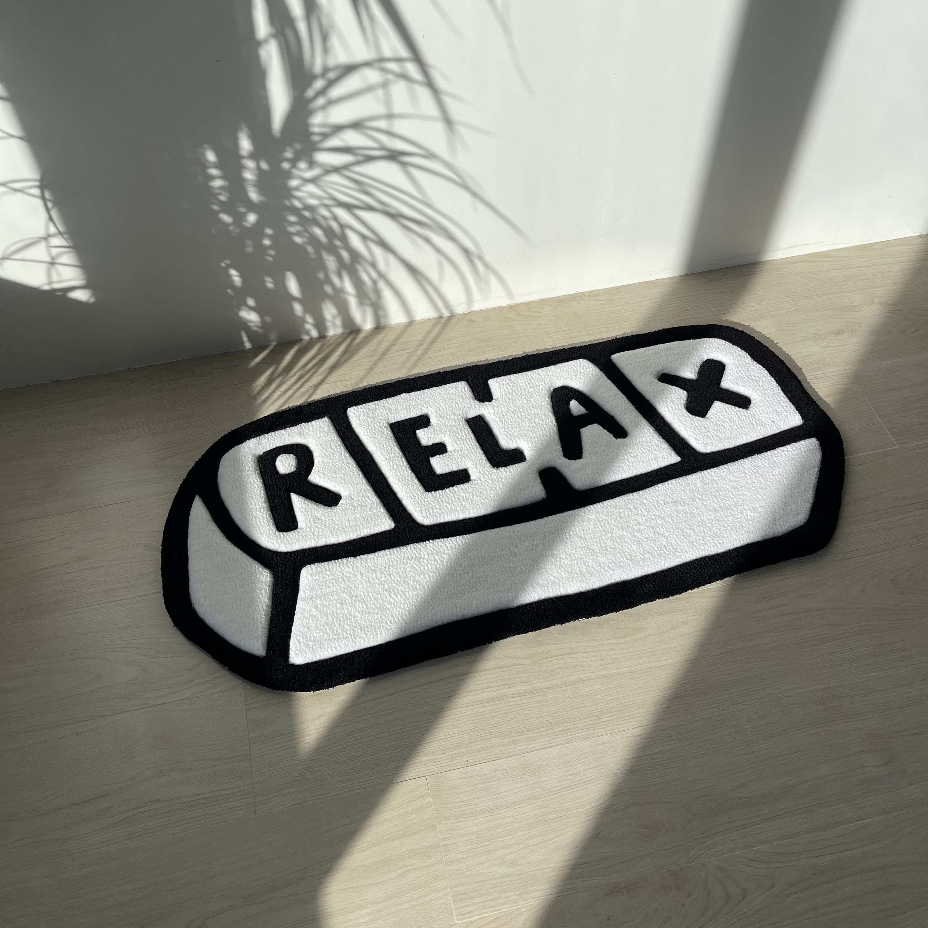 Relax Pill Rug: Handmade Tufted Funny Design Carpet - Image 2