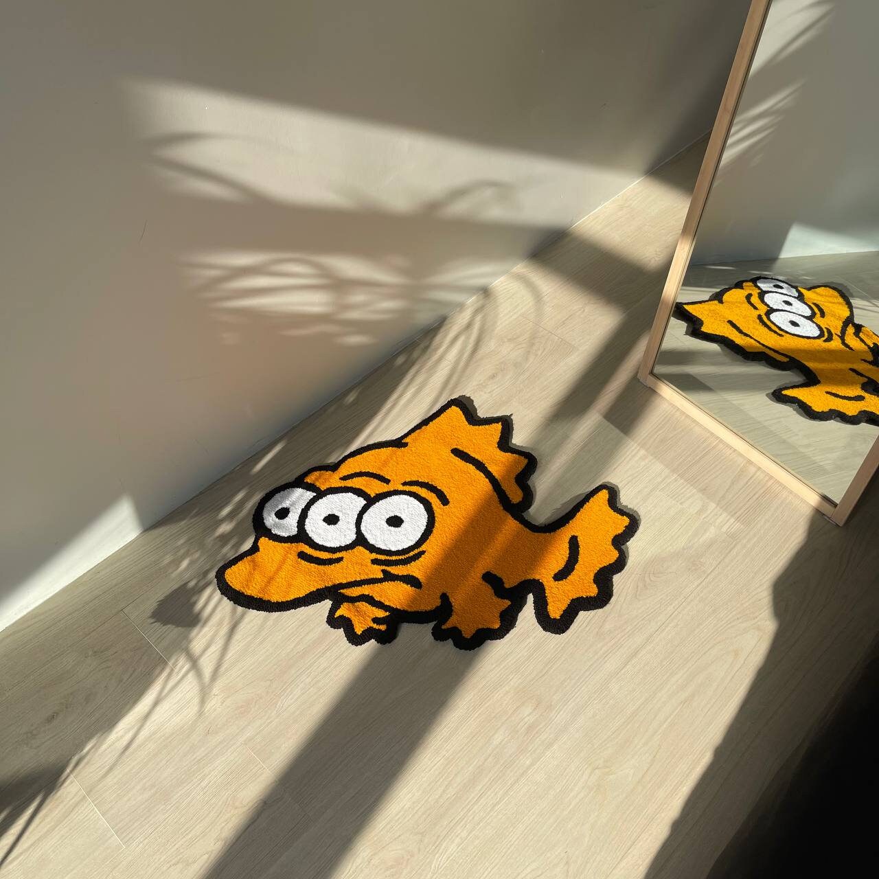 Three-Eyed Fish Rug: Cartoon Inspired Kids Room Decor - Image 2