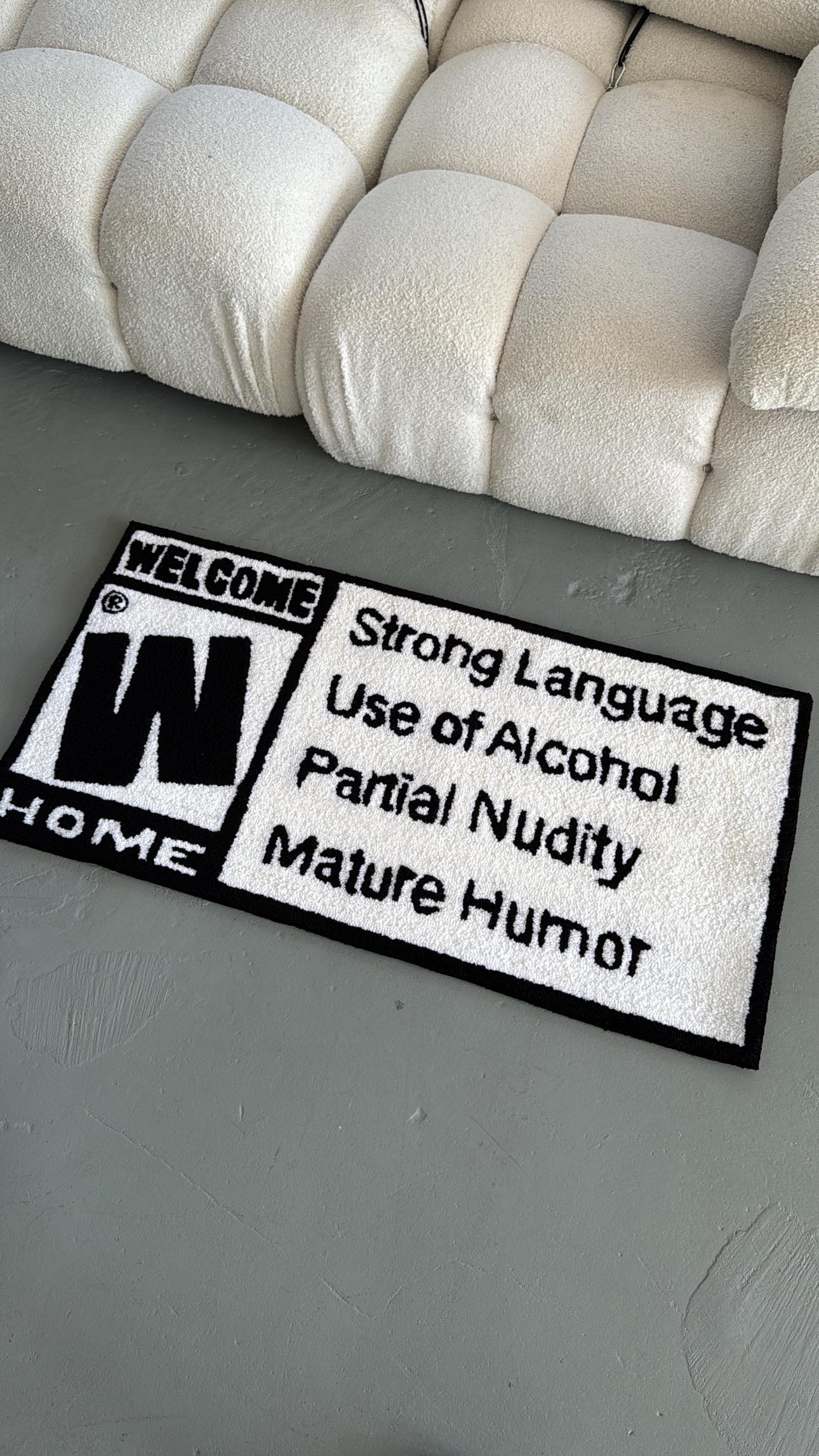 Tufted Welcome Home Rug: Funny Entryway Decor - Image 4