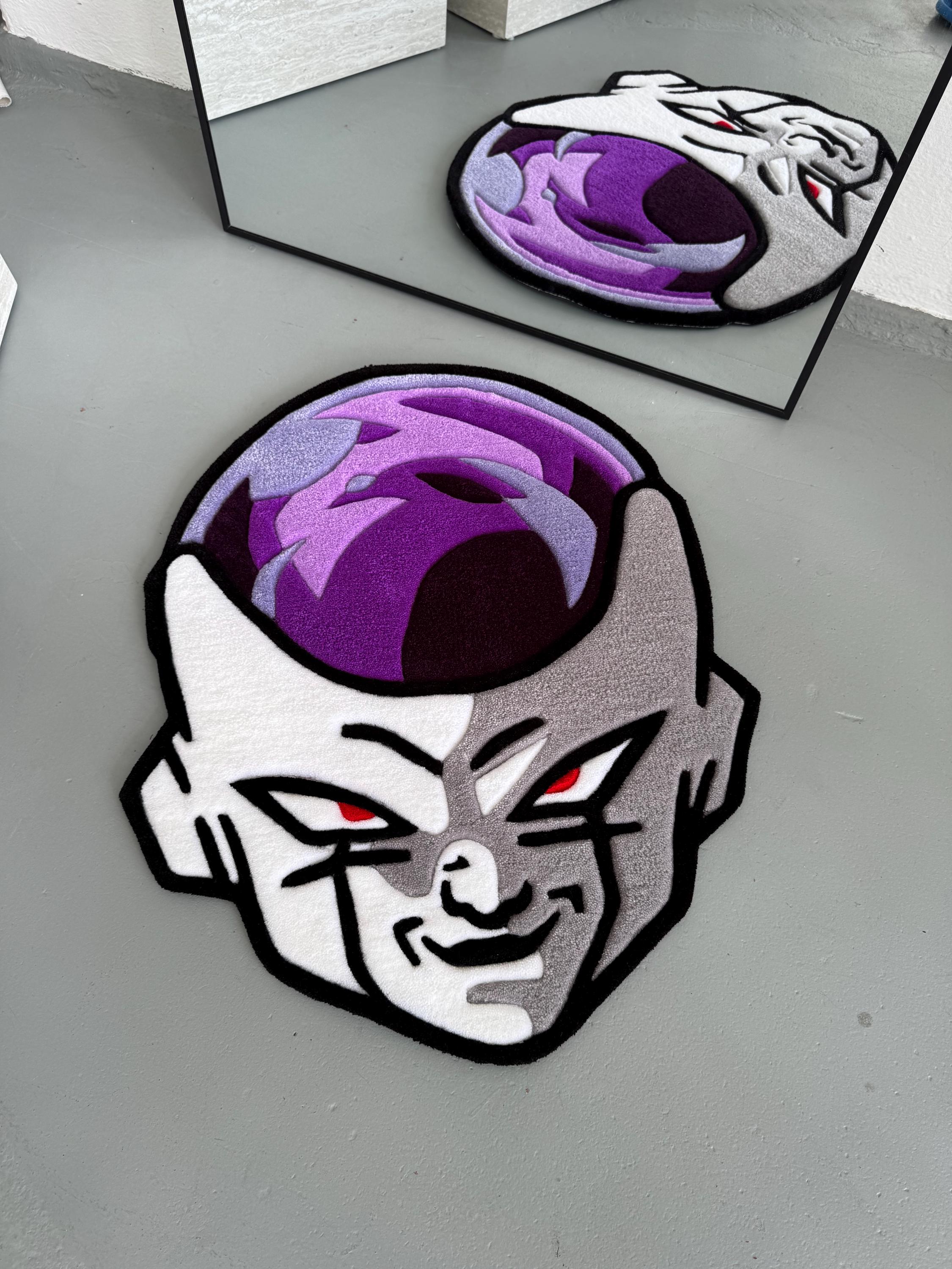 Villain-Inspired Tufted Rug: Anime Character Carpet, Gamer Gift - Image 3